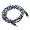imageLinsoul Tripowin GranVia Upgraded OFC Headphone Replacement Cable Dual 35mm Connector to 44mm TRRRS Stereo Headphone Cablefor HE4XXHE400iHE400seGoldplanarFocal ELEGIABlack 2mBlue