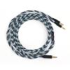 imageLinsoul Tripowin GranVia Upgraded OFC Headphone Replacement Cable Dual 35mm Connector to 44mm TRRRS Stereo Headphone Cablefor HE4XXHE400iHE400seGoldplanarFocal ELEGIABlack 2mBlue