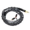 imageLinsoul Tripowin Noire in Ear Monitor Cable 4 Core 24AWG OCC Upgraded HiFi Audio Cable with Detachable 3in1 25mm35mm44mm Plug for Audiophile Musician 2Pin 078mmMMCX