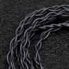 imageLinsoul Tripowin Noire in Ear Monitor Cable 4 Core 24AWG OCC Upgraded HiFi Audio Cable with Detachable 3in1 25mm35mm44mm Plug for Audiophile Musician 2Pin 078mmMMCX