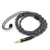 imageLinsoul Tripowin Noire in Ear Monitor Cable 4 Core 24AWG OCC Upgraded HiFi Audio Cable with Detachable 3in1 25mm35mm44mm Plug for Audiophile Musician 2Pin 078mm2pin 078mm