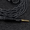 imageLinsoul Tripowin Noire in Ear Monitor Cable 4 Core 24AWG OCC Upgraded HiFi Audio Cable with Detachable 3in1 25mm35mm44mm Plug for Audiophile Musician 2Pin 078mmMMCX