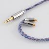 imageLinsoul Tripowin Sirene 4 Cores IEM Cable 24AWG OFC Replacement in Ear Monitor Cable for Audiophile Musician2pin 078mmMMCX