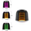 imageLinsoul Tripowin TP45 Spiral Groove Memory Foam Eartips 2 Pairs in Ear Monitor Ear Plugs Suitable for 45mm65mm Earphone Nozzle SM