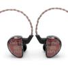 imageLinsoul KZ AS10 5BA HiFi Stereo inEar Earphone High Resolution Earbud Headphone with 075mm 2 pin Cable Five Balanced Armature Drivers Noise CancellingWithout Mic BlackBlack