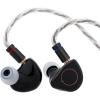 imageLinsoul SIMGOT SuperMix 4 1DD1BA1Planar1PZT Hybrid Drivers Earphones HiFi in Ear Monitor IEM Wired Gaming Earbuds with OFC SilverPlated Cable for Musician Audiophile