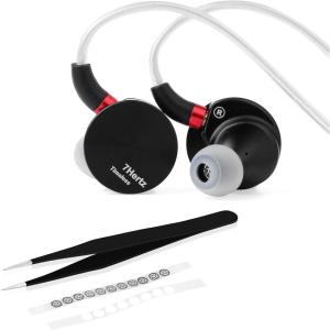 imageLinsoul 7HZ Timeless 142mm Planar HiFi inEar Earphone ampamp 7hz x Crinacle Dioko Replacement Filter Mesh Tweezer Kit