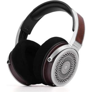 imageLinsoul HarmonicDyne Zeus 50mm Beryllium Dynamic Driver Headphone HighDefinition Audio Performance with Walnut Housing Nano Velvet Earpads OCC Cable