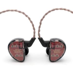 imageLinsoul KZ AS10 5BA HiFi Stereo inEar Earphone High Resolution Earbud Headphone with 075mm 2 pin Cable Five Balanced Armature Drivers Noise CancellingWithout Mic BlackBlack