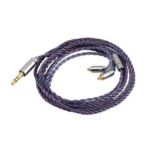 imageLinsoul Tripowin Sirene 4 Cores IEM Cable 24AWG OFC Replacement in Ear Monitor Cable for Audiophile Musician2pin 078mmMMCX
