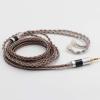 imageC8 8Core Silver Copper Foil Braided Earphone Replacement Upgrade Cable Tinsel Silver Copper Wire for BL03 KZ ZS10 PRO AS10 ZS10 ZS6 ZST ZSR TRN V8035mm Plug 2 pin 078mm Connector