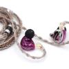 imageC8 8Core Silver Copper Foil Braided Earphone Replacement Upgrade Cable Tinsel Silver Copper Wire for BL03 KZ ZS10 PRO AS10 ZS10 ZS6 ZST ZSR TRN V8035mm Plug 2 pin 078mm Connector