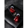 imageLinsoul 7HZ SONUS 1DD1BA Dual Driver in Ear Monitor HiFi in Ear Earphone IEM with Detachable Highend SilverPlated OCC Cable Aluminum Back Cavity for Audiophile Gaming Earbuds Red 35mmRed