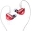imageLinsoul 7HZ SONUS 1DD1BA Dual Driver in Ear Monitor HiFi in Ear Earphone IEM with Detachable Highend SilverPlated OCC Cable Aluminum Back Cavity for Audiophile Gaming Earbuds Red 35mmRed