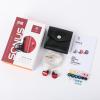 imageLinsoul 7HZ SONUS 1DD1BA Dual Driver in Ear Monitor HiFi in Ear Earphone IEM with Detachable Highend SilverPlated OCC Cable Aluminum Back Cavity for Audiophile Gaming Earbuds Red 35mmRed