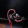 imageLinsoul FATfreq x HBB Deuce Professional Superbass in Ear Monitor Wired Earbuds HiFi Stereo IEM Earphones with 2Pin Detachable Cable for Bassists Drummers Musicians 44mm44mm