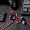 imageLinsoul FATfreq x HBB Deuce Professional Superbass in Ear Monitor Wired Earbuds HiFi Stereo IEM Earphones with 2Pin Detachable Cable for Bassists Drummers Musicians 44mm44mm