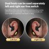 imageLinsoul KZ AZ15 Upgraded Bluetooth 52 Wireless Earhook with Charging Case for IEMs Earphones Long Battery Life One Click Operation Recessed 2pin for ZS10 PRO ZSN PRO Black AZ15