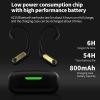 imageLinsoul KZ AZ15 Upgraded Bluetooth 52 Wireless Earhook with Charging Case for IEMs Earphones Long Battery Life One Click Operation Recessed 2pin for ZS10 PRO ZSN PRO Black AZ15