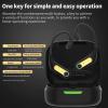 imageLinsoul KZ AZ15 Upgraded Bluetooth 52 Wireless Earhook with Charging Case for IEMs Earphones Long Battery Life One Click Operation Recessed 2pin for ZS10 PRO ZSN PRO Black AZ15