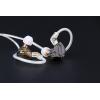 imageLinsoul KZ ZS10 PRO X Upgraded 1DD4BA Hybrid Driver HiFi in Ear Earphones IEM with Alloy Faceplate Detachable SilverPlated Recessed 2Pin Cable for Audiophile Musician DJ StageWithout MicWithout Mic