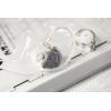 imageLinsoul KZ ZSN PRO 2 inEar Monitor 1BA1DD Hybrid Driver HiFi Earphones IEM Wired Earbud Detachable SilverPlated Recessed 2Pin Cable for AudiophileWithout Mic BlackSilver