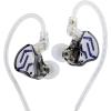 imageLinsoul KZ ZSN PRO 2 inEar Monitor 1BA1DD Hybrid Driver HiFi Earphones IEM Wired Earbud Detachable SilverPlated Recessed 2Pin Cable for AudiophileWithout Mic BlackBlack