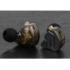 imageLinsoul KZ ZSN PRO X Dual Driver 1BA1DD Hybrid Metal Earphones HiFi inEar Monitor with Detachable Recessed 2Pin CableZinc Alloy Panel Without Mic GreyGrey