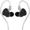 imageLinsoul KZ ZSN PRO X Dual Driver 1BA1DD Hybrid Metal Earphones HiFi inEar Monitor with Detachable Recessed 2Pin CableZinc Alloy Panel Without Mic GreyGrey