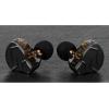 imageLinsoul KZ ZSN PRO X Dual Driver 1BA1DD Hybrid Metal Earphones HiFi inEar Monitor with Detachable Recessed 2Pin CableZinc Alloy Panel Without Mic GreyGrey