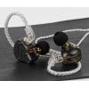 imageLinsoul KZ ZSN PRO X Dual Driver 1BA1DD Hybrid Metal Earphones HiFi inEar Monitor with Detachable Recessed 2Pin CableZinc Alloy Panel Without Mic GreyGrey