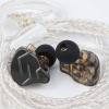 imageLinsoul KZ ZSN PRO X Dual Driver 1BA1DD Hybrid Metal Earphones HiFi inEar Monitor with Detachable Recessed 2Pin CableZinc Alloy Panel Without Mic GreyGrey