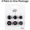 imageLinsoul Kiwi Ears Flex Earbud Tips Replacement Silicone IEM Tips 3 Pairs SML Size for KZ ZS10 Pro 2 SuperMix 4Hype4Orchestra Lite Cadenza WiredWireless EarphonesBlack