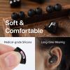 imageLinsoul Kiwi Ears Flex Earbud Tips Replacement Silicone IEM Tips 3 Pairs SML Size for KZ ZS10 Pro 2 SuperMix 4Hype4Orchestra Lite Cadenza WiredWireless EarphonesBlack