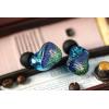 imageLinsoul Kiwi Ears Forteza in Ear Monitor 1BA  2DD HiFi Wired Earbuds Gaming Earbuds Hybrid Driver IEM Earphones Headphones with Detachable IEM Cable for Musician Gamer PurpleBlue