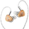 imageLinsoul Kiwi Ears Orchestra Lite Performance Custom 8BA inEar Monitor IEM with Detachable 4core 7N OxygenFree Copper OFC Cable Handcrafts Faceplate for Audiophile Studio Musician BlueOrange
