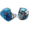 imageLinsoul Kiwi Ears Orchestra Lite Performance Custom 8BA inEar Monitor IEM with Detachable 4core 7N OxygenFree Copper OFC Cable Handcrafts Faceplate for Audiophile Studio Musician BlueBlue
