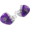 imageLinsoul Kiwi Ears Orchestra Lite Performance Custom 8BA inEar Monitor IEM with Detachable 4core 7N OxygenFree Copper OFC Cable Handcrafts Faceplate for Audiophile Studio Musician BluePurple