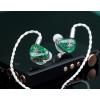 imageLinsoul Kiwi Ears Orchestra Lite Performance Custom 8BA inEar Monitor IEM with Detachable 4core 7N OxygenFree Copper OFC Cable Handcrafts Faceplate for Audiophile Studio Musician BlueGreen