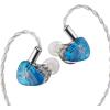 imageLinsoul Kiwi Ears Orchestra Lite Performance Custom 8BA inEar Monitor IEM with Detachable 4core 7N OxygenFree Copper OFC Cable Handcrafts Faceplate for Audiophile Studio Musician BlueBlue