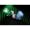 imageLinsoul Kiwi Ears Orchestra Lite Performance Custom 8BA inEar Monitor IEM with Detachable 4core 7N OxygenFree Copper OFC Cable Handcrafts Faceplate for Audiophile Studio Musician BlueBlue