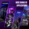 imageLinsoul Kiwi Ears Quartet 2DD2BA Hybrid InEar Monitor HiFi Earphones with Handcrafted Resin Shell Detachable OFC Silverplated IEM Cable for Audiophile Musician DJ Studio Gaming Purple Quartet