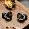 imageLinsoul Kiwi Ears x Crinacle Singolo in Ear Monitor 11mm Dynamic Driver Wired Earbuds HiFi IEM Gaming Earbuds with KARS Detachable IEM Cable for Musician Studio BlackBlack
