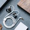 imageLinsoul Kiwi Ears x Crinacle Singolo in Ear Monitor 11mm Dynamic Driver Wired Earbuds HiFi IEM Gaming Earbuds with KARS Detachable IEM Cable for Musician Studio BlackBlack