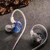 imageLinsoul Kiwi Ears x Crinacle Singolo in Ear Monitor 11mm Dynamic Driver Wired Earbuds HiFi IEM Gaming Earbuds with KARS Detachable IEM Cable for Musician Studio BlackBlue