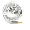 imageLinsoul SIMGOT EA1000 Fermat 10mm Dynamic Driver in Ear Monitor HiFi in Ear Earphone IEM Wired Gaming Earbud with SilverPlated OFC Cable for Musician Audiophile
