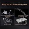 imageLinsoul SIMGOT EM6L 1DD  4BA Hybrid Driver inEar Monitor Gaming Earbud HiFi IEM Earphone with 3DPrinted Resin Housing Detachable OFC SilverPlated Cable for Musician Audiophile