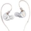 imageLinsoul SIMGOT EW200 10mm SCP Diaphragm Dynamic Driver inEar Earphones with All Metal Body Detachable 078mm 2pin SilverPlated OFC Cable for Audiophiles Musicians EW200 with MicEW200 Without Mic