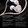 imageLinsoul SIMGOT EW200 10mm SCP Diaphragm Dynamic Driver inEar Earphones with All Metal Body Detachable 078mm 2pin SilverPlated OFC Cable for Audiophiles Musicians EW200 with MicEW200 Without Mic