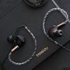 imageLinsoul TANGZU FUDU Verse 1 HiFi 1DD2BA Driver Earphone IEM in Ear Monitor with Ergonomic Shape and Detachable OxygenFree SilverPlated Copper 2Pin Cable for Audiophile Musician 35mm